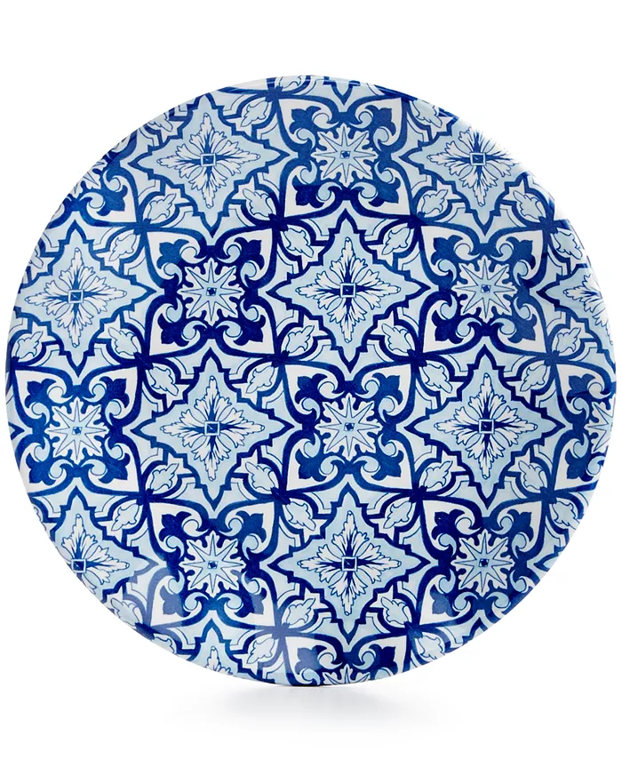Q Squared Talavera Azul Collection Melamine 5.5