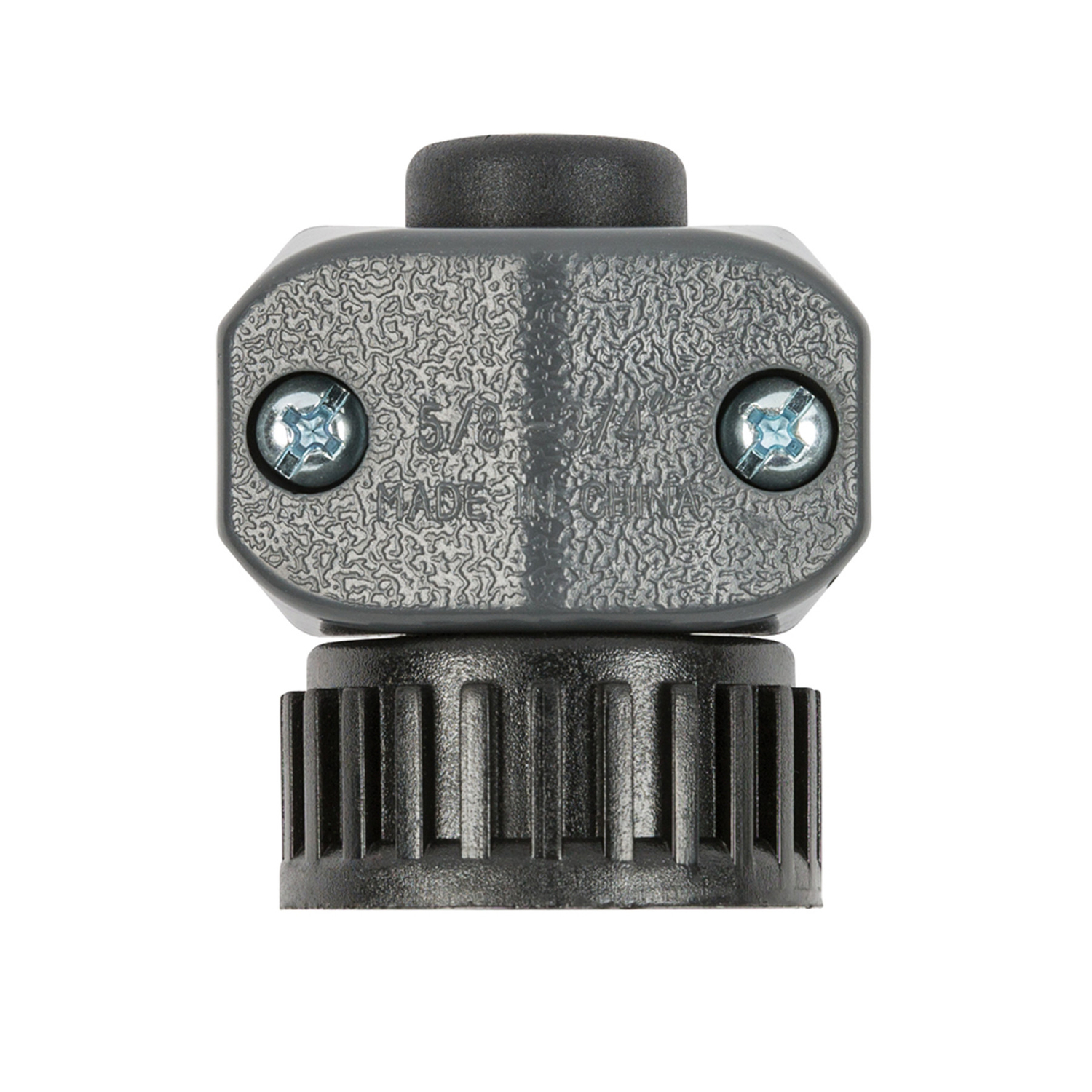 Gilmour Heavy Duty 5/8 in. and 3/4 in. in. Plastic Threaded Female Hose Mender Clamp - Mycitystee