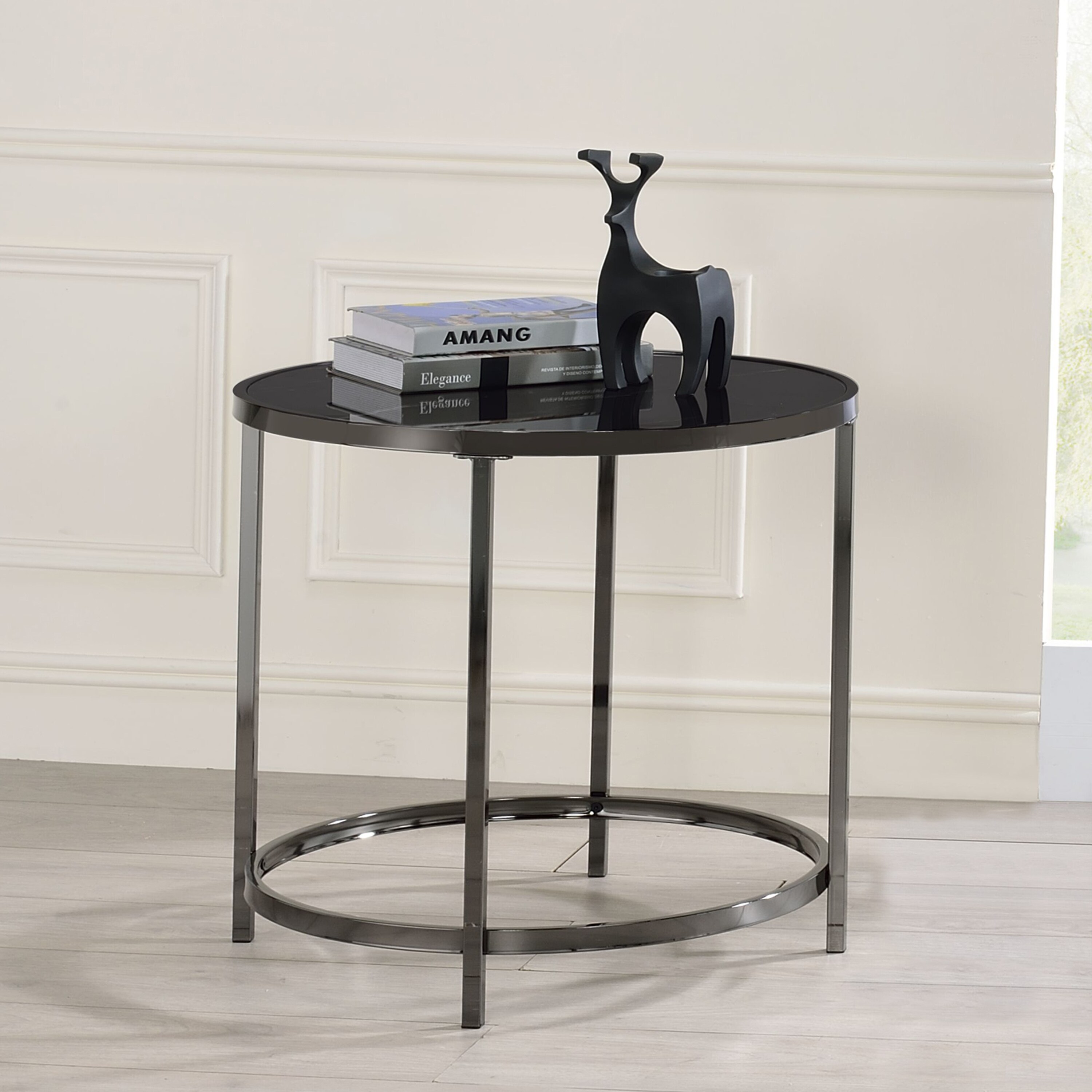 Carbon Loft Rheems Round End Table - Mycitystee