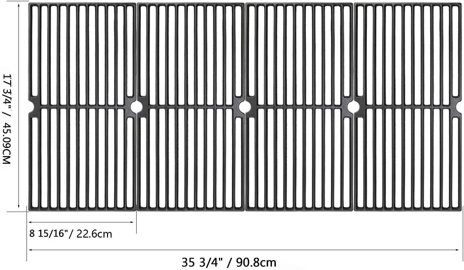 Cooking Grid Grates for Charmglow 810-6320, 2320, 810-2320, 810-8530, 810-8530-S, 810-8532-5 Gas Grills - Mycitystee