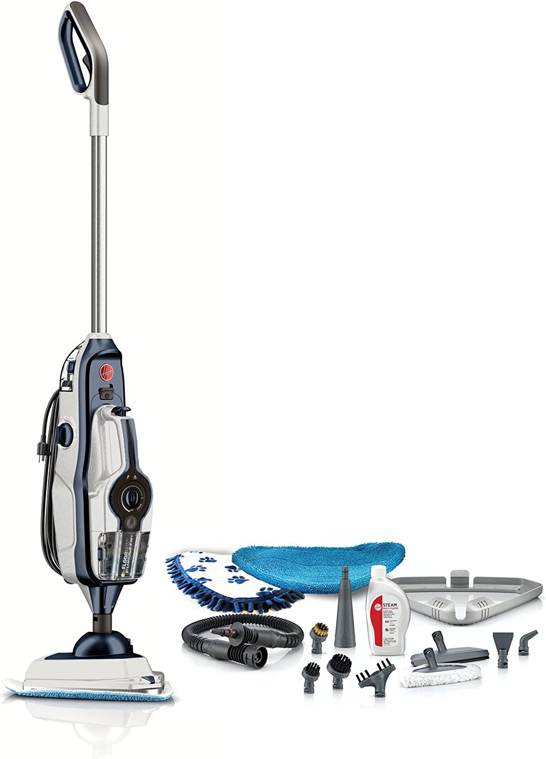Hoover WH20446CA SteamScrub 2-in-1 Steam Mop Grey/Blue - Mycitystee