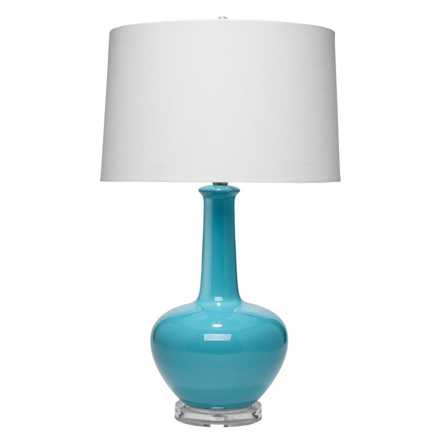 Alden Décor Wendy Ceramic Table Lamp， Blue - Mycitystee