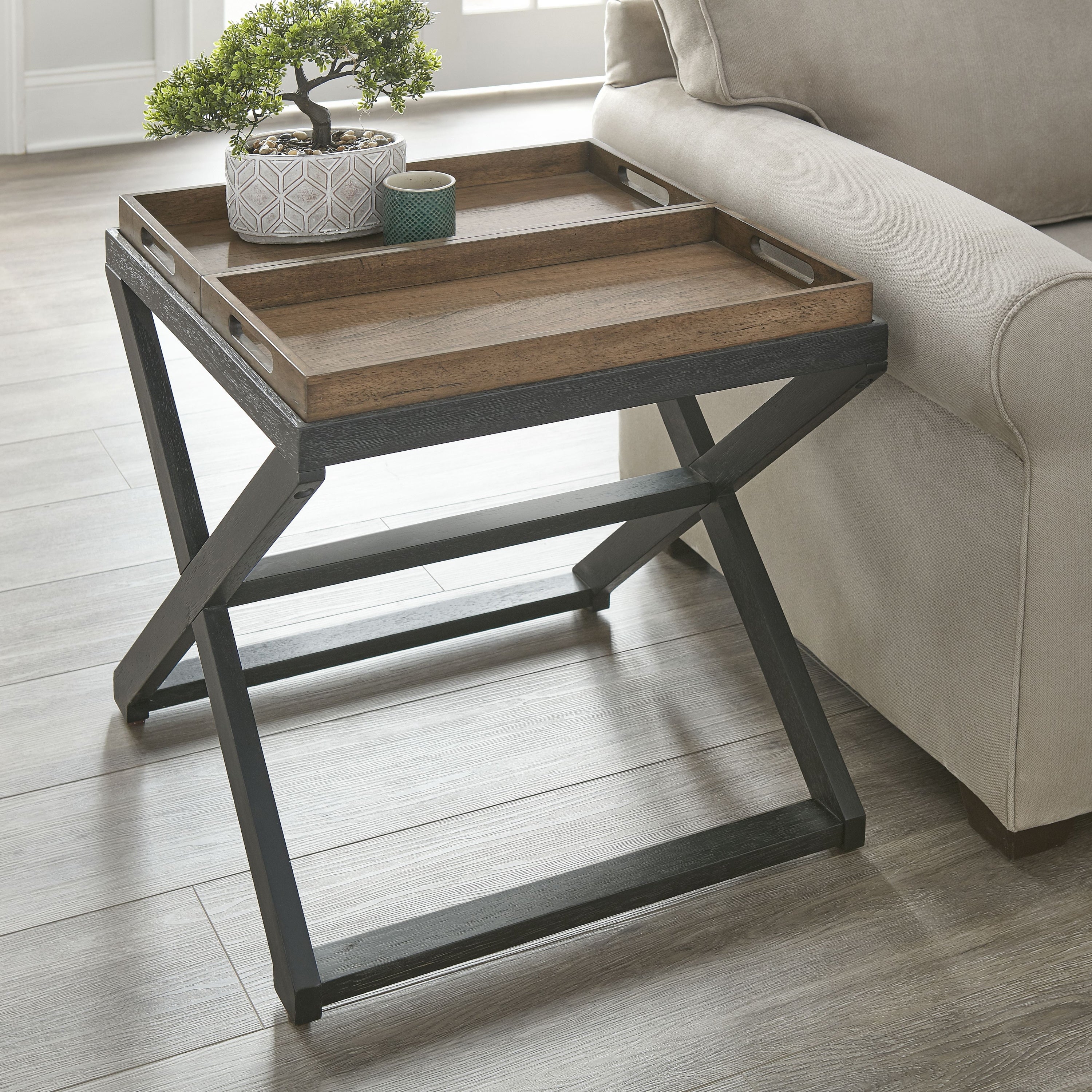 Porch and Den Tacoma Tray-top End Table - Mycitystee