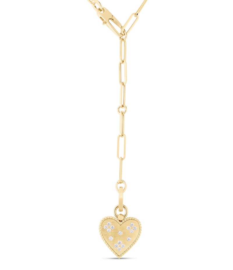 Roberto Coin 18K Yellow Gold Small Heart Medallion 19