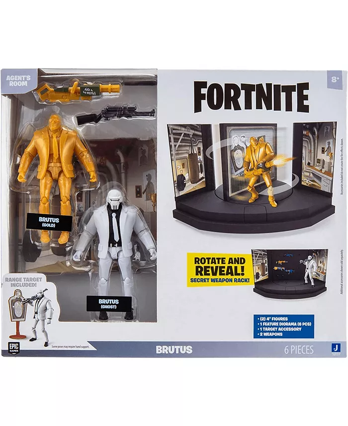 Fortnite 2 Figure Pack Agent's Room Brutus - Mycitystee
