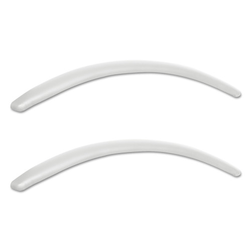 Neratoli Series Replacement Arm Pads for Alera Neratoli Series Chairs， Faux Leather， 1.77 x 15.15 x 0.59， White， 2/Set (NRAP06) - Mycitystee