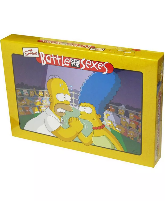 University Games Battle of the Sexes - The Simpsons Edition Board Game - Mycitystee