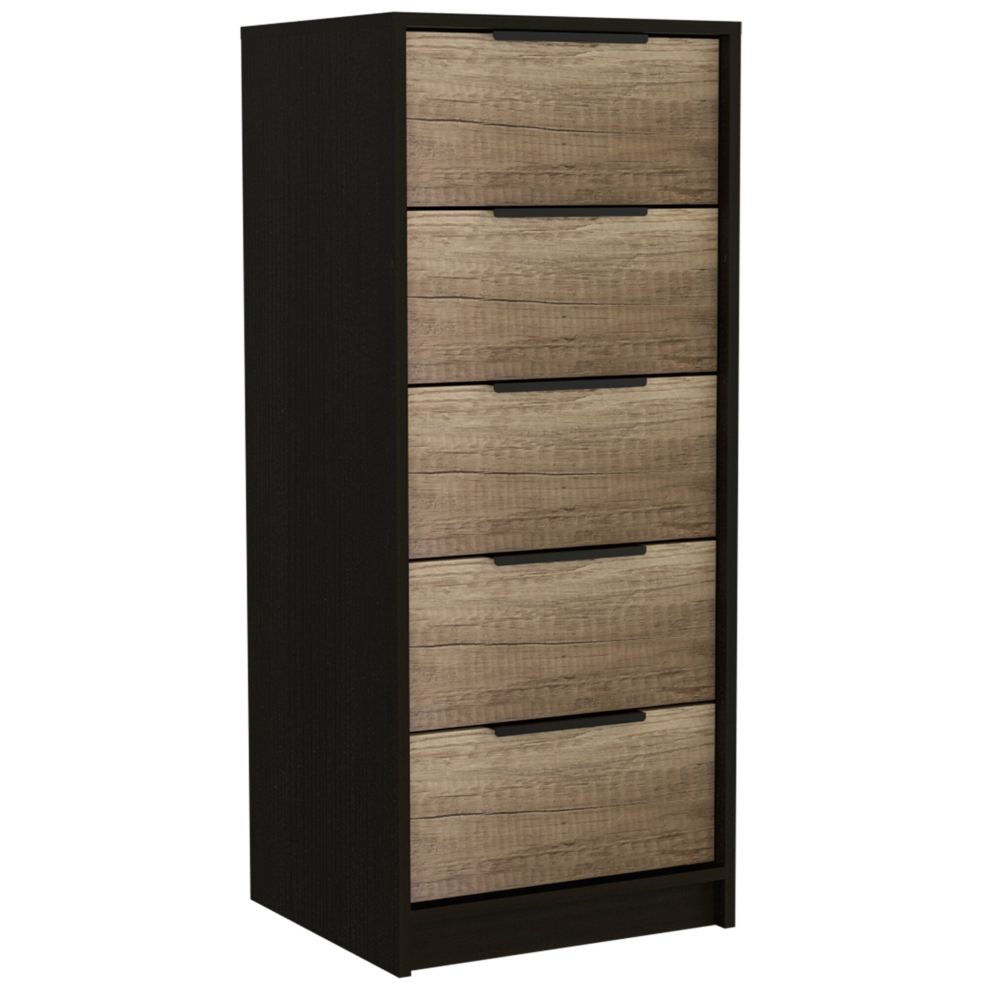 TUHOME Kaia 5 Drawer Dresser， Vertical Dresser - - 29860373 - Mycitystee