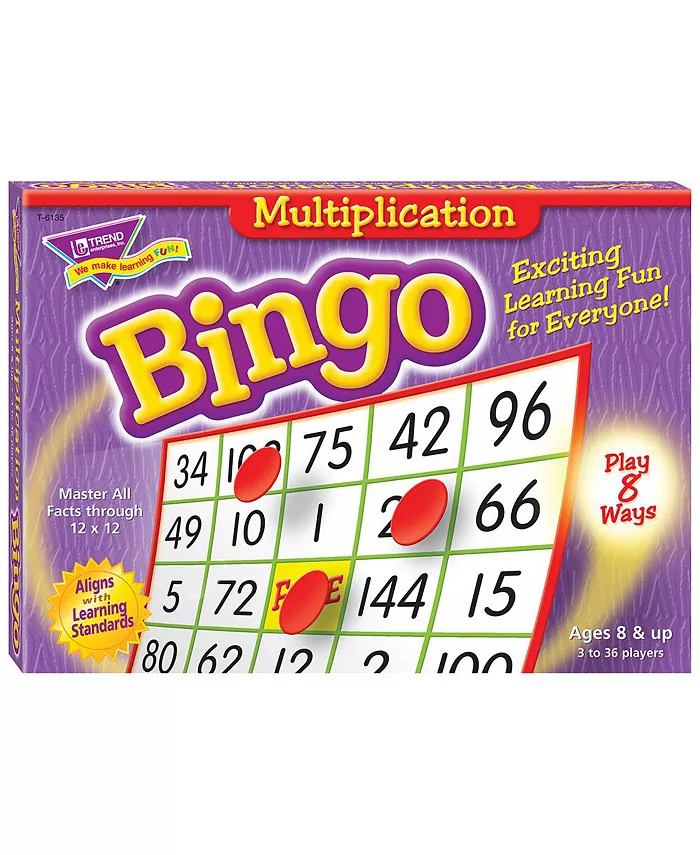 Trend Enterprises Trend Multiplication Bingo Game - Mycitystee