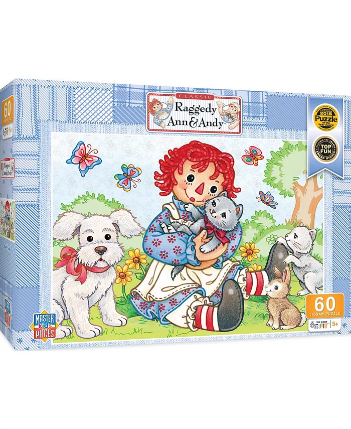 MasterPieces Puzzles Raggedy Ann - Best Friends 60 Piece Kids Jigsaw Puzzle - Mycitystee