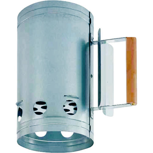 Omaha SHA286123L Chimney Starter， Steel， Galvanized， Straight grip Handle - Mycitystee