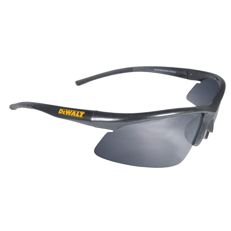 DeWalt Radius Safety Glasses Silver Lens Black Frame 1 pc - Mycitystee