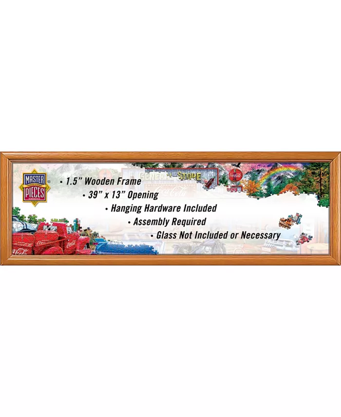 MasterPieces Puzzles Panoramic Wood Jigsaw Puzzle Frame - 1000 Piece - 13