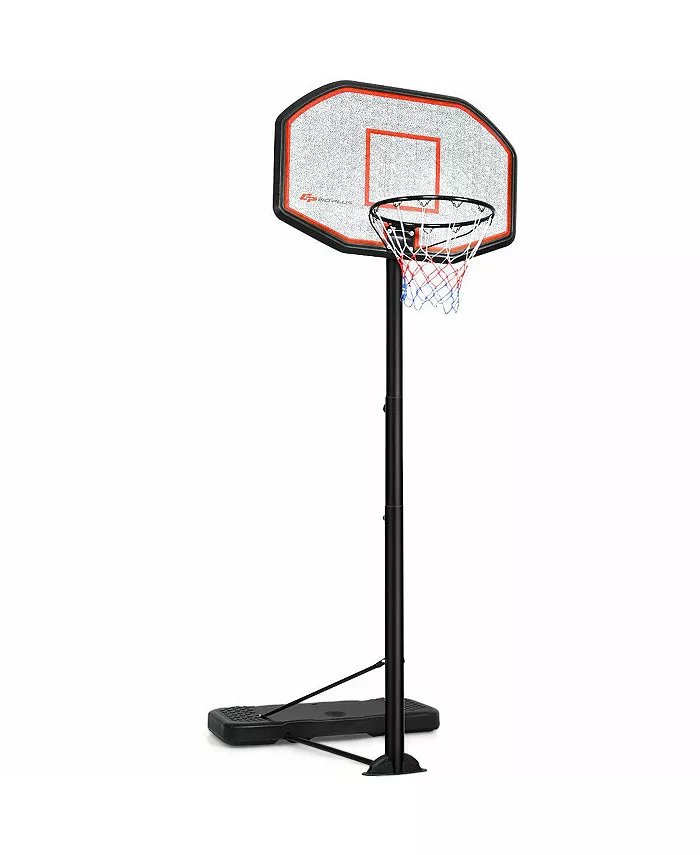 Costway 10ft 43'' Backboard In outdoor Adjustable Height Basketball - Mycitystee