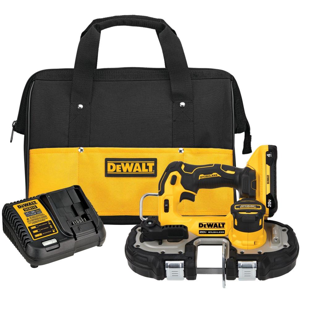 DEWALT ATOMIC 20V MAX Compact Bandsaw Brushless Cordless 1 3/4" Kit DCS377Q1 from DEWALT - Mycitystee