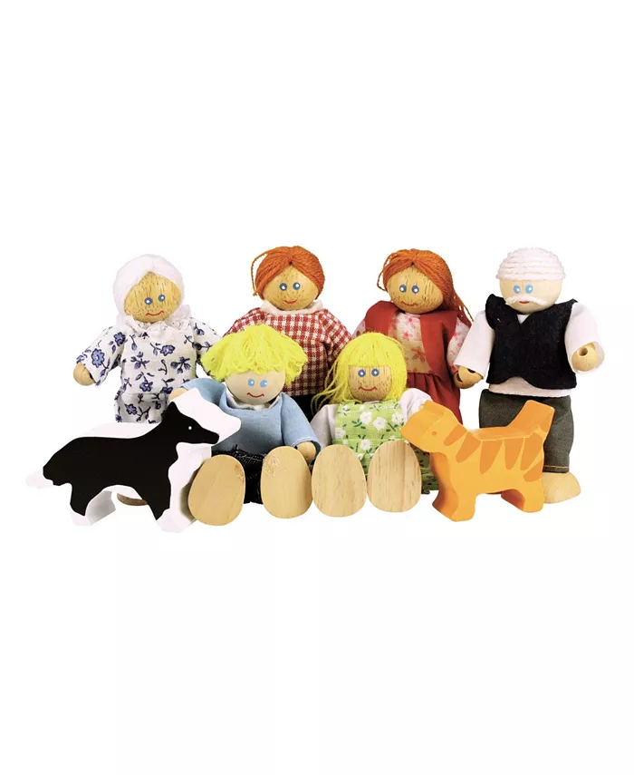 Redbox Bigjigs Toys Doll Family - Mycitystee
