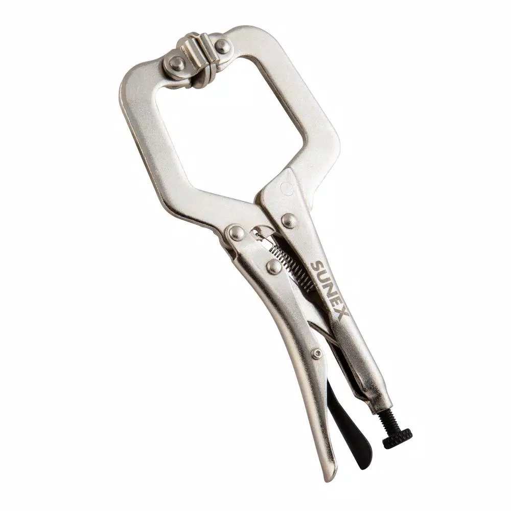 SUNEX TOOLS 6 in. C-Clamp Locking with Swivel Pads and#8211; XDC Depot - Mycitystee