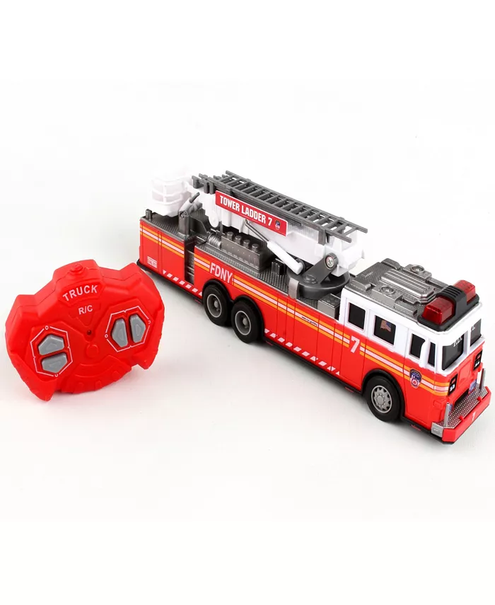 FDNY Radio Control Ladder Fire Truck Lights Sound Daron Worldwide， 11