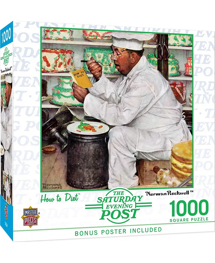 MasterPieces Puzzles Saturday Evening Post - How to Diet 1000 Piece Puzzle - Mycitystee