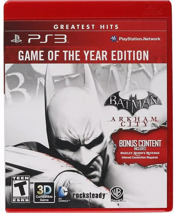 Warner Bros. Batman: Arkham City Game of the Year Edition (Greatest Hits) - PlayStation 3 - Mycitystee