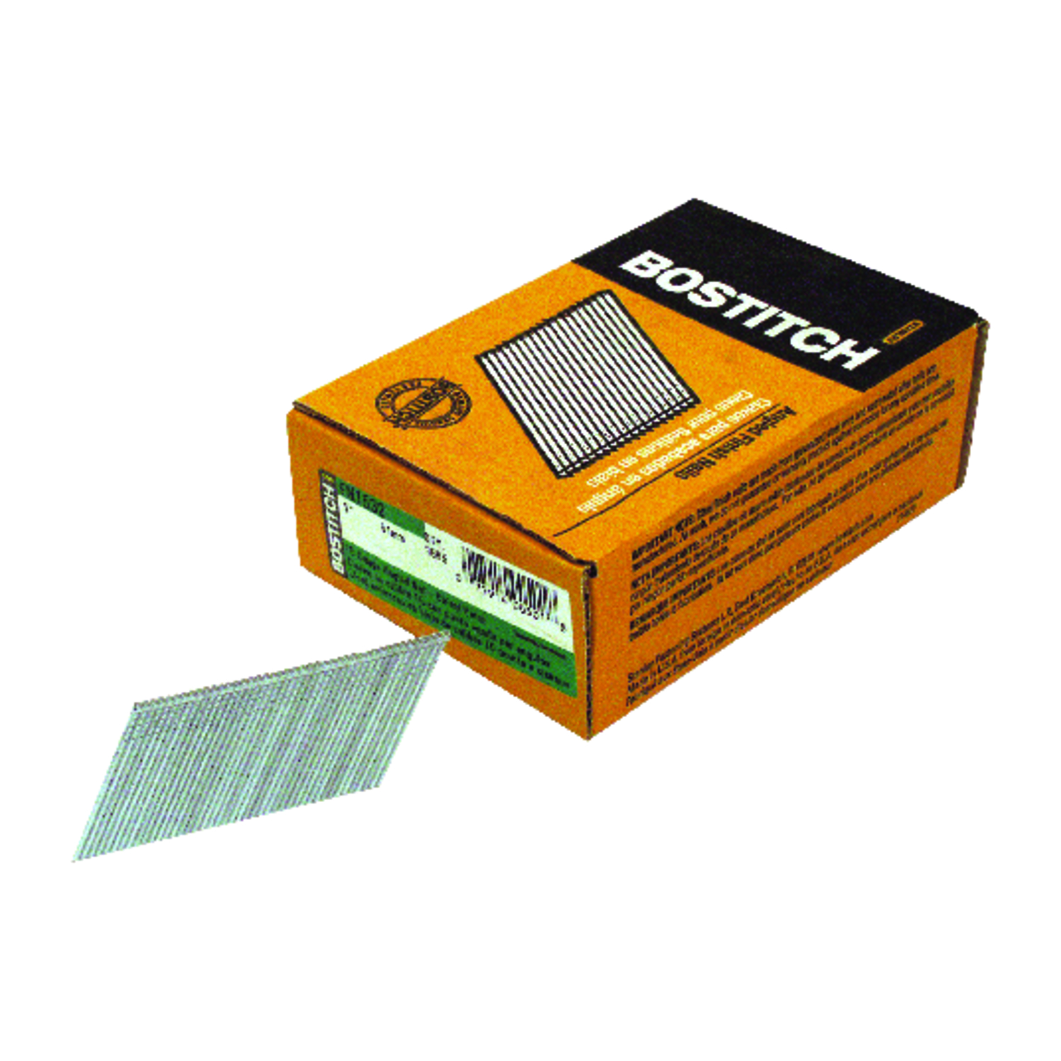 Bostitch 2 in. 15 Ga. Angled Strip Coated Finish Nails 25 deg 3655 pk - Mycitystee