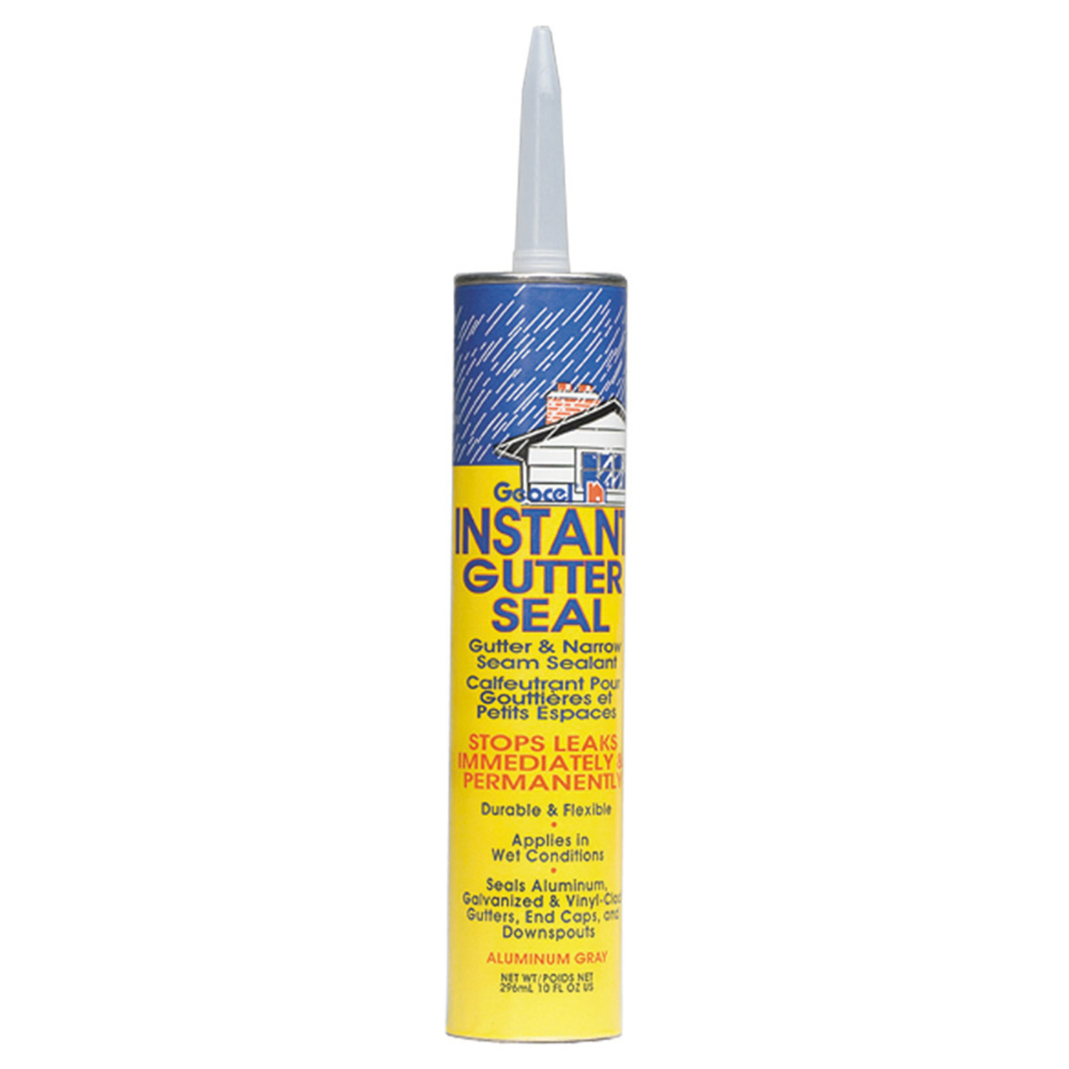 Geocel Aluminum Gray Tripolymer Sealant 10 oz - Mycitystee