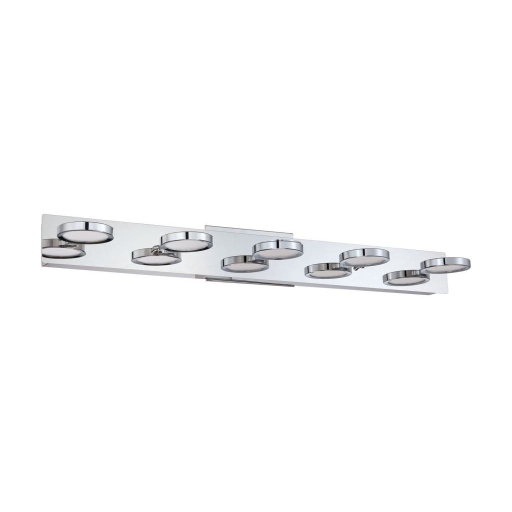 5 Light Chrome Bath Vanity - Silver - Mycitystee