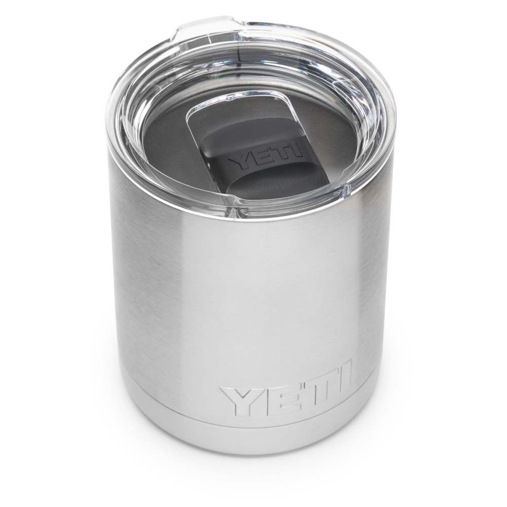 Yeti Rambler Lowball with MagSlider Lid 10oz， Stainless Steel - Mycitystee