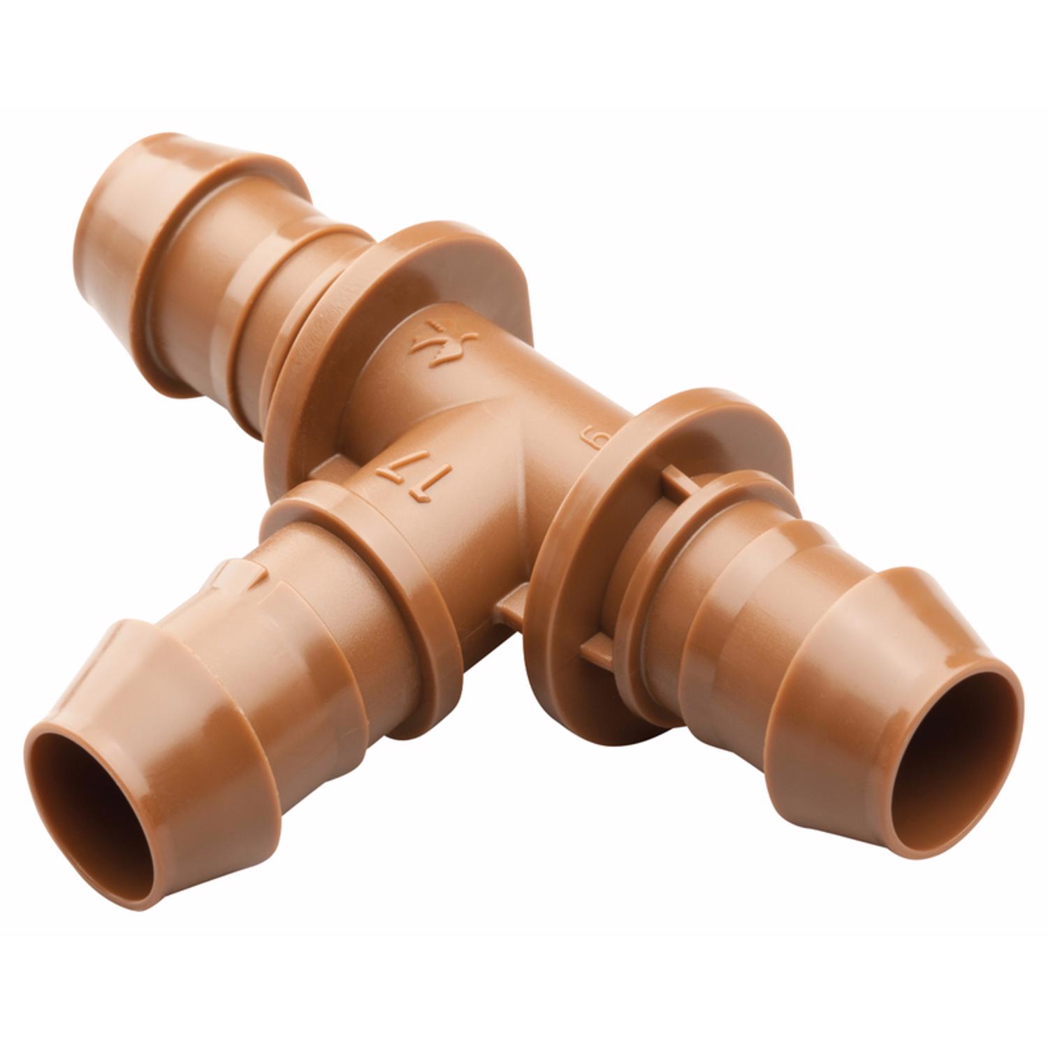Rain Bird 1/2 in. Barbed Drip Irrigation Tee 4 pk - Mycitystee