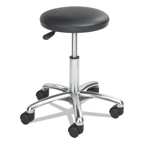 Safco Height-Adjustable Lab Stool， Backless， Supports Up to 250 lb， 16