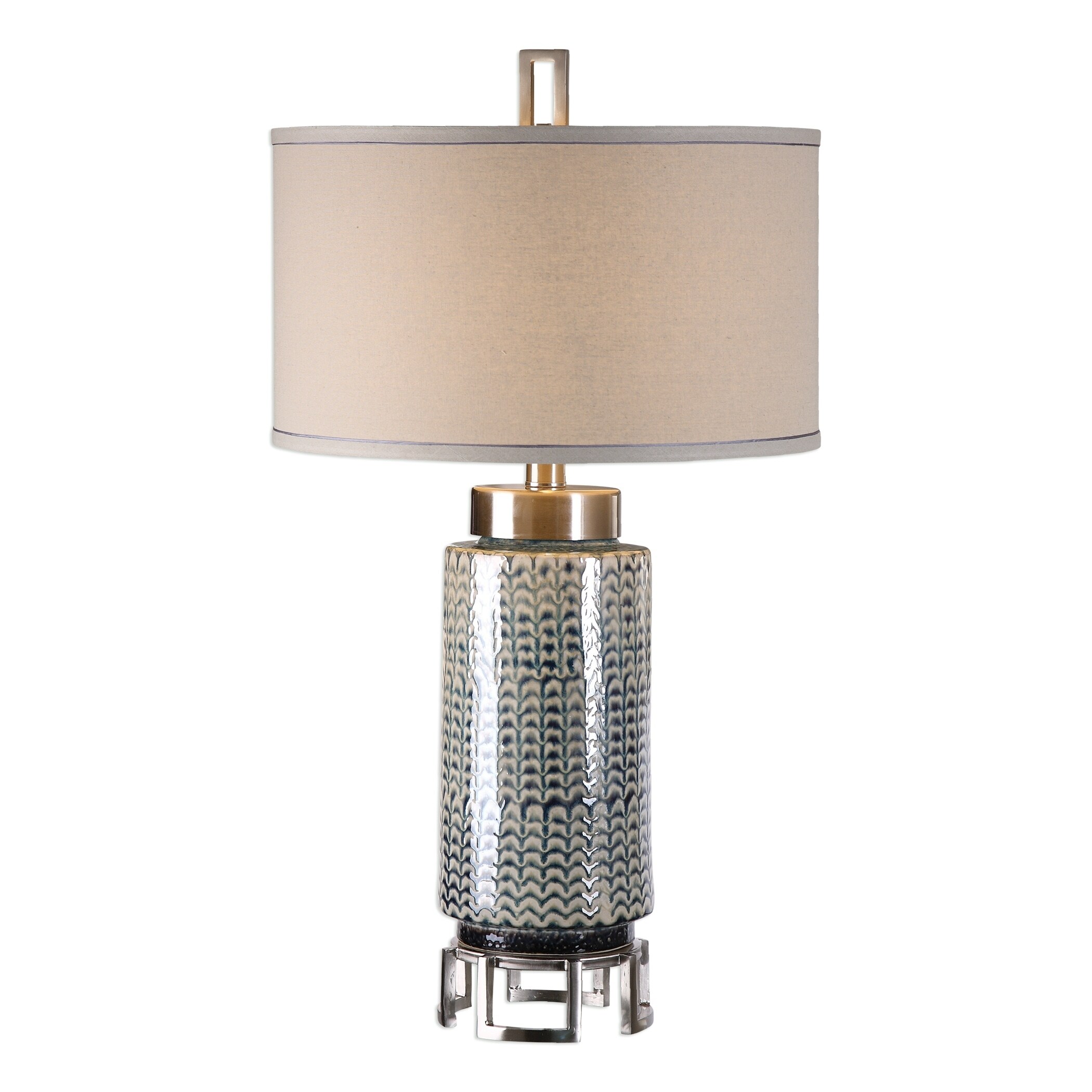 Uttermost Vanora Light Beige 1-light Table Lamp - Mycitystee
