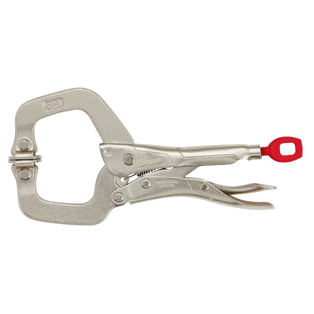 Milwaukee 6 Inch TORQUE LOCK Locking C-Clamp With Swivel Jaws 48-22-3522 from Milwaukee - Mycitystee
