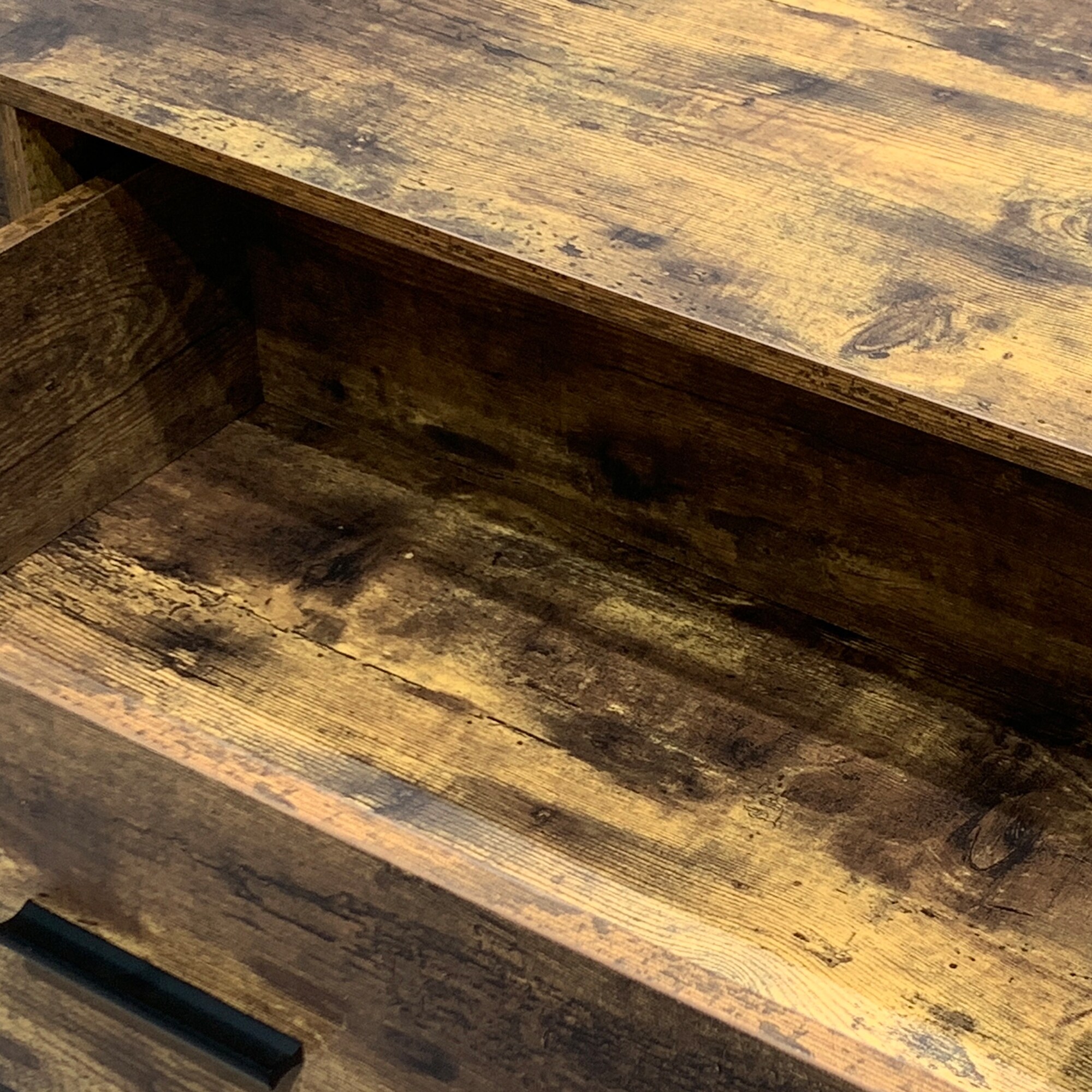Industrial Style 6 Drawer Double Dresser - - 37216739 - Mycitystee