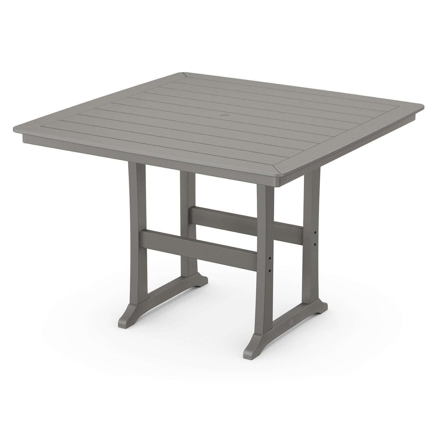 POLYWOOD Nautical Trestle 59-Inch Bar Table - Mycitystee