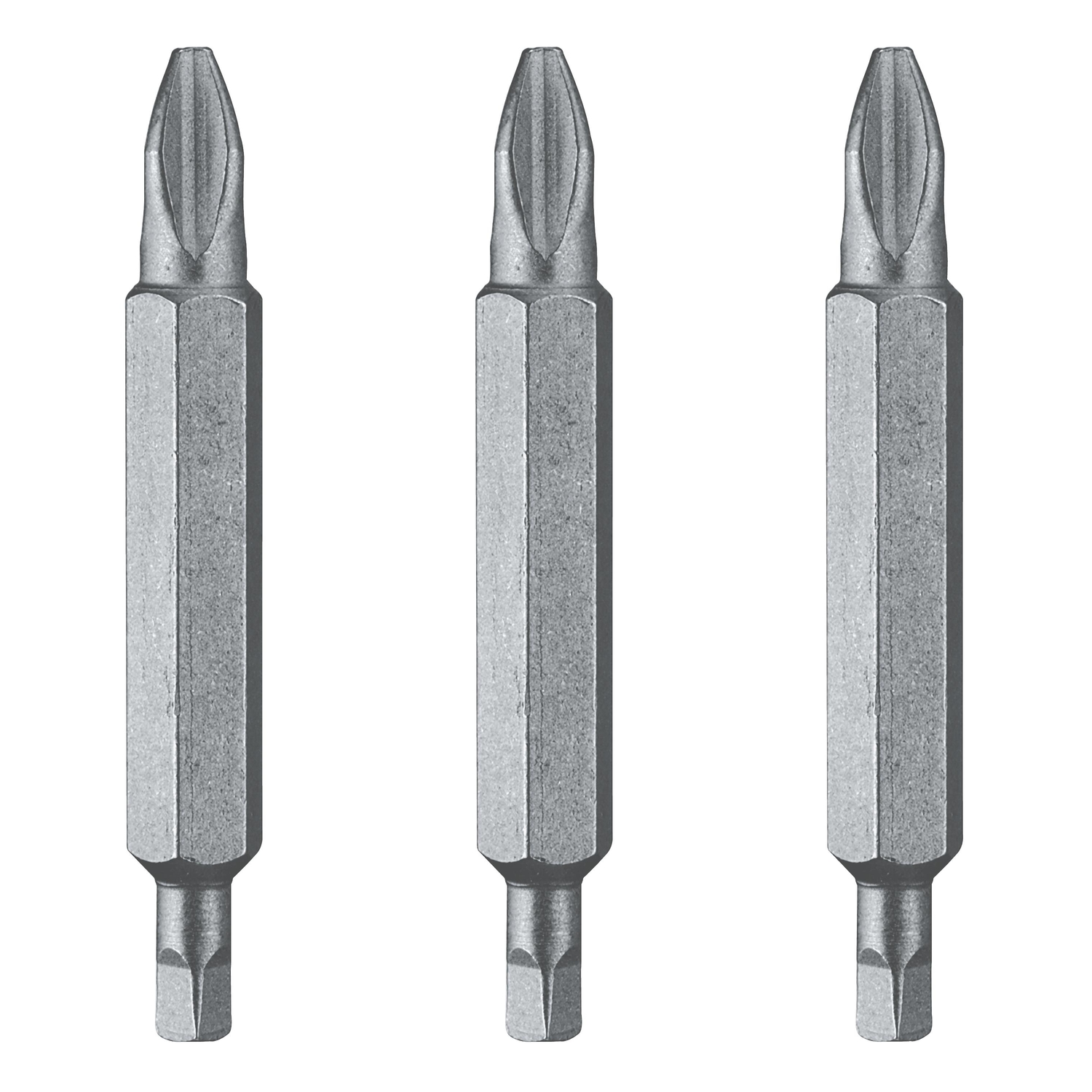 DeWalt Phillips/Square #2 Screwdriver Bit Heat-Treated Steel 3 pc - Mycitystee