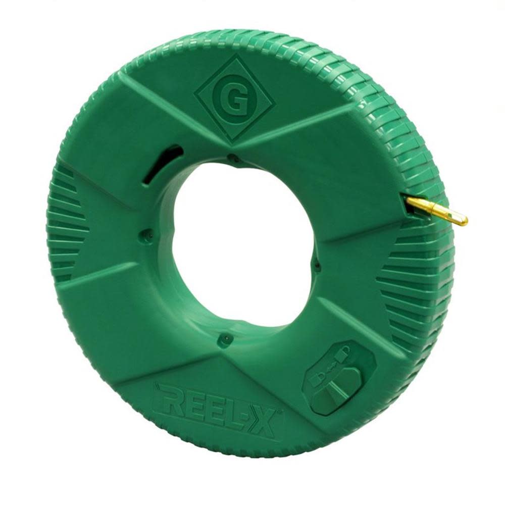 Greenlee Reel-X Fiberglass Non-Conductive Fish Tape, 100' - Mycitystee
