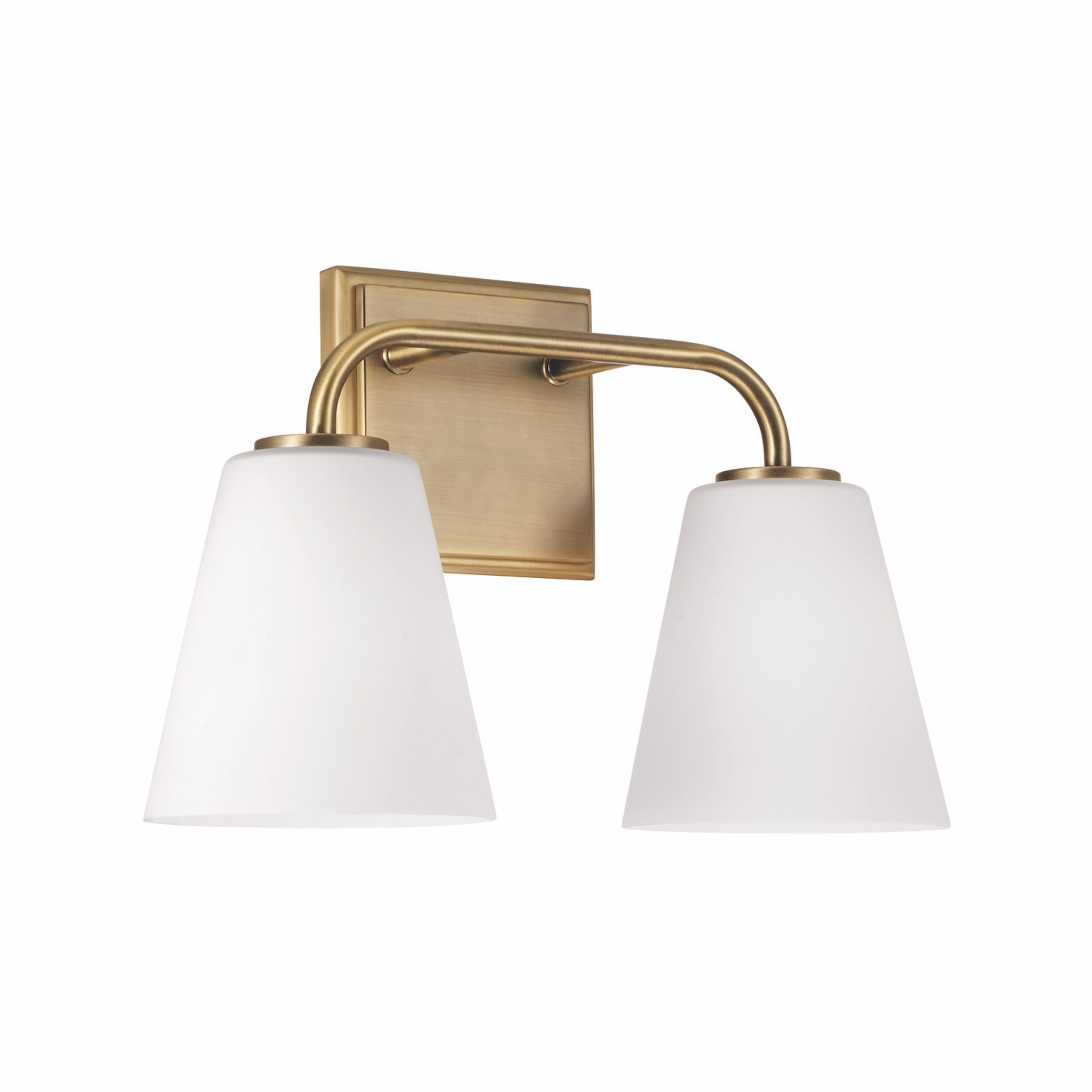 Brody 2-light Bath/ Vanity Fixture w/ Soft White Glass - Mycitystee