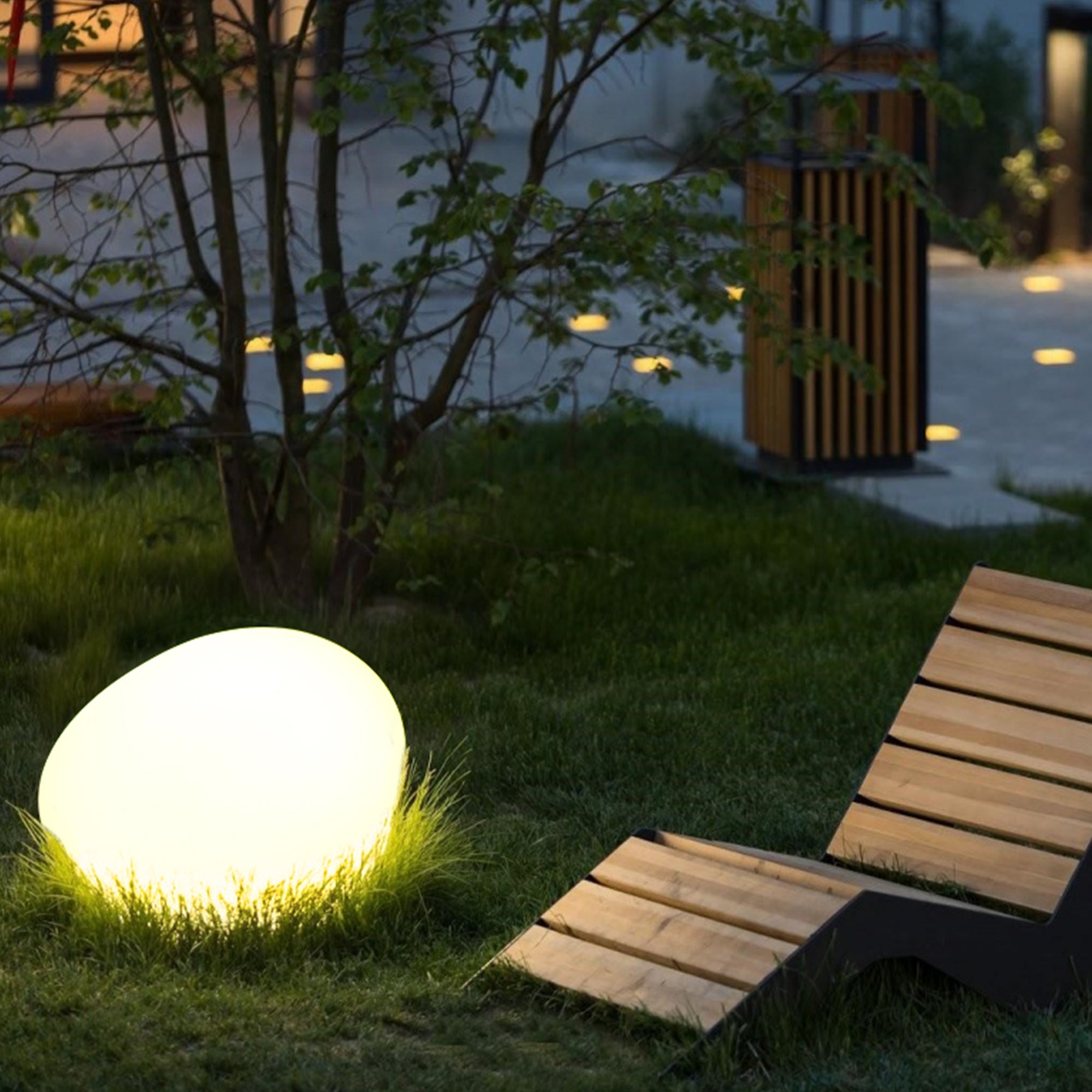 Indoor and Outdoor Chargeable Solar Garden Light - 12