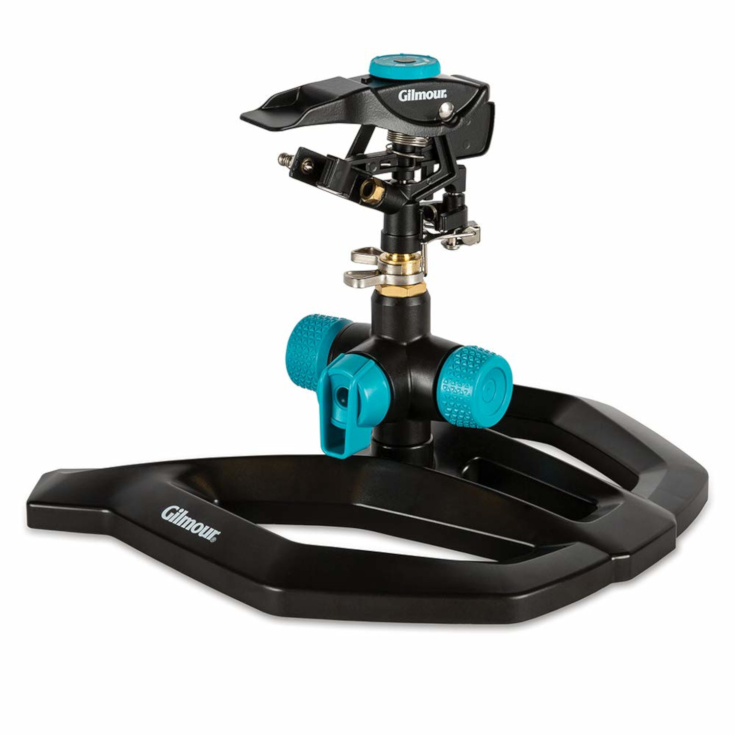 Gilmour Heavy Duty Plastic Elevated Base Impact Sprinkler 5800 sq ft - Mycitystee