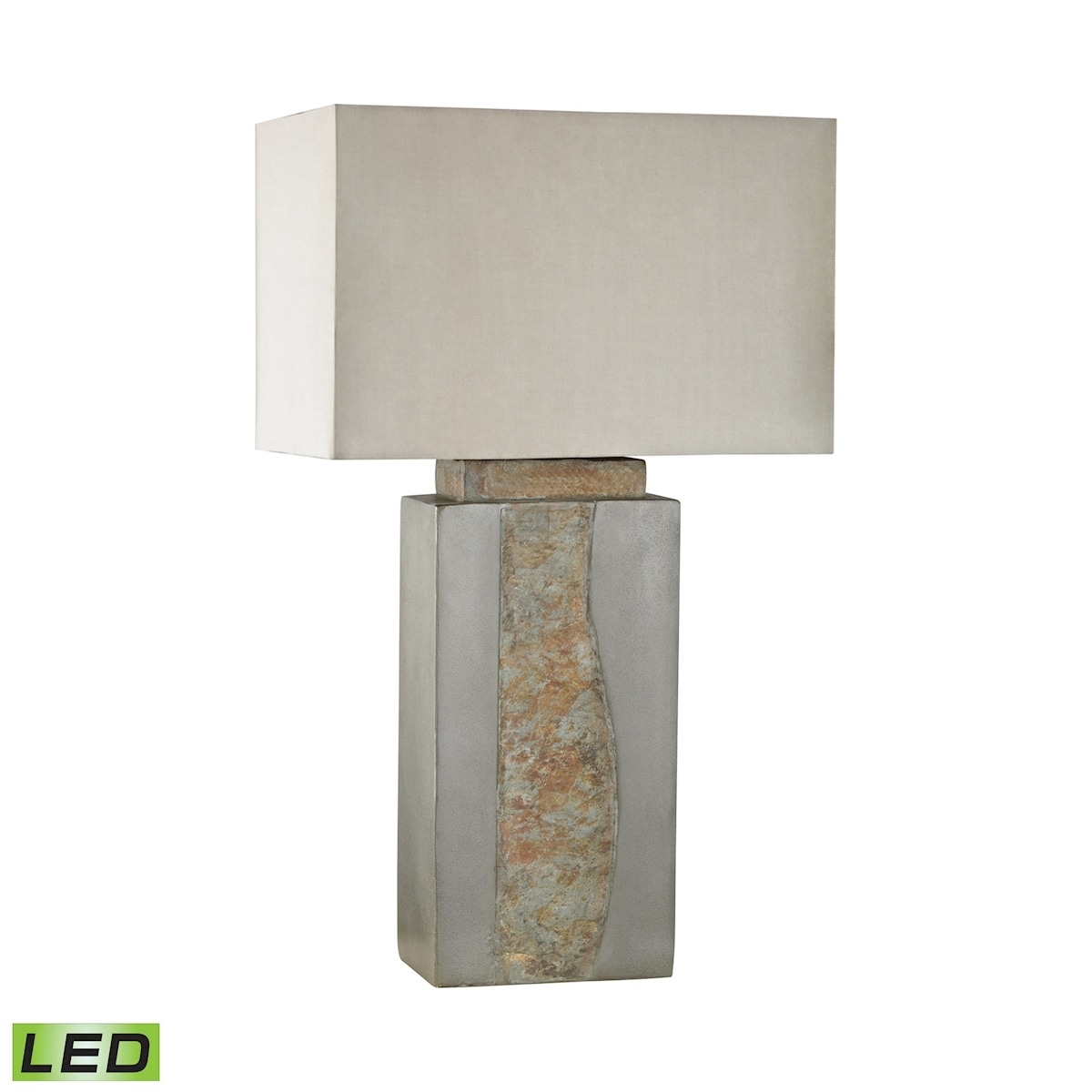 Musee 32'' High 1-Light Outdoor Table Lamp - Gray - Mycitystee
