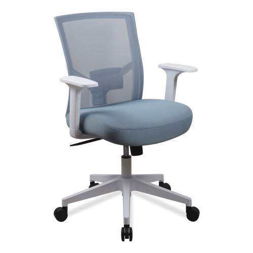 Workspace by Alera Mesh Back Fabric Task Chair， Supports Up to 275 lb， 17.32