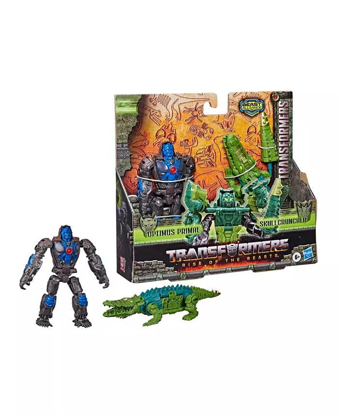 Transformers - Rise of the Beasts Beast Alliance Beast Combiners 2-Pack Optimus Primal and Skullcruncher - Mycitystee