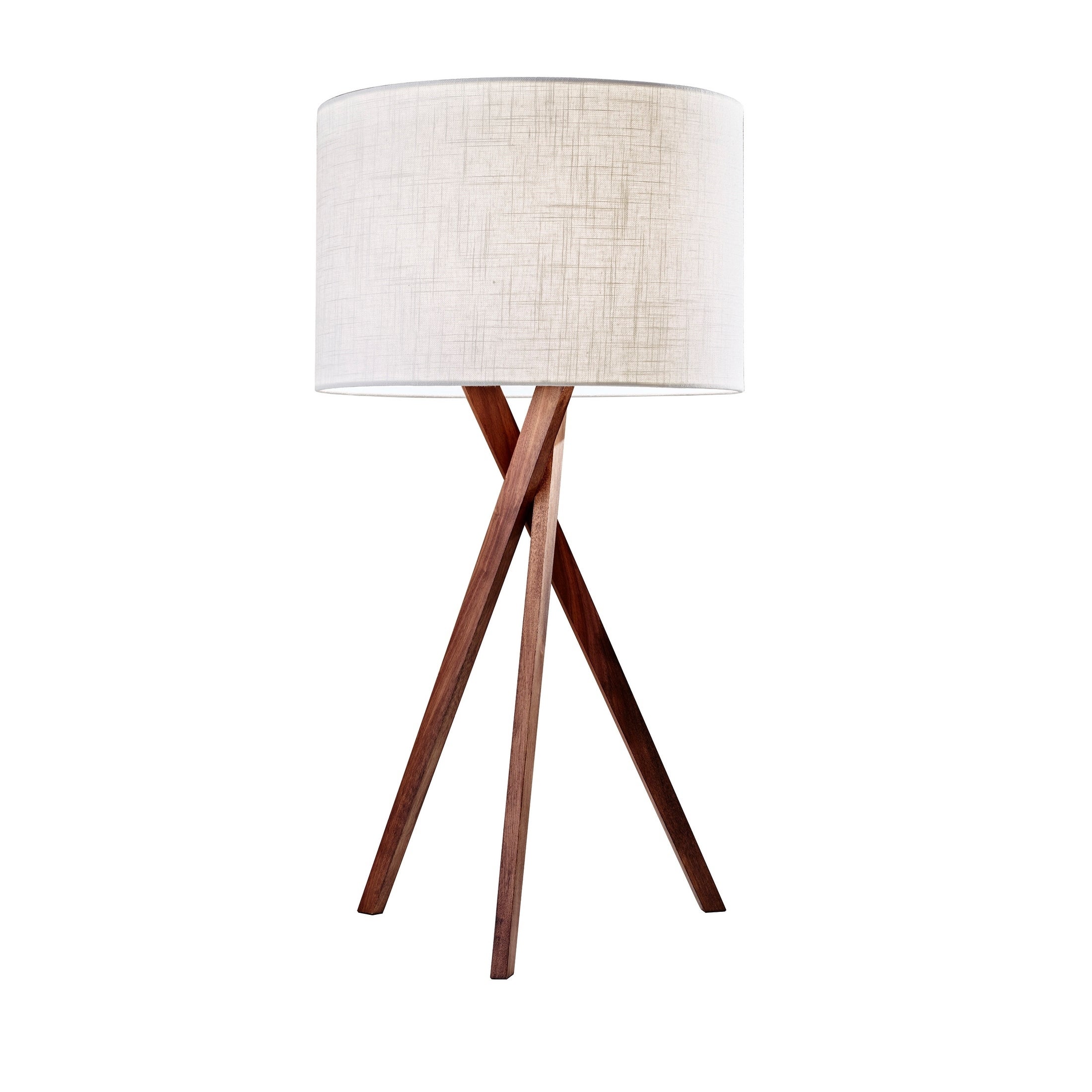 Adesso Brooklyn Walnut Table Lamp - Mycitystee