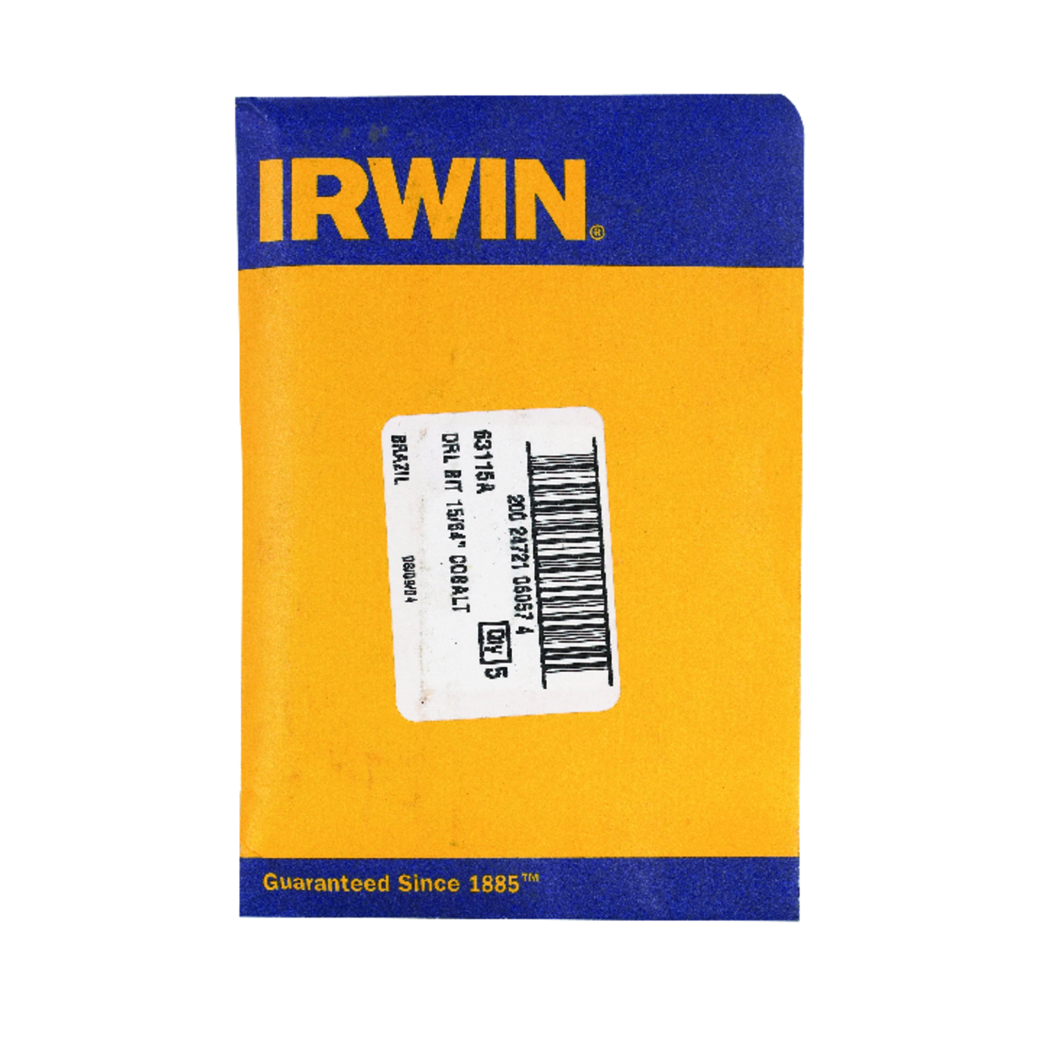 Irwin 15/64 in. X 3-7/8 in. L Cobalt Steel Drill Bit 1 pc - Mycitystee