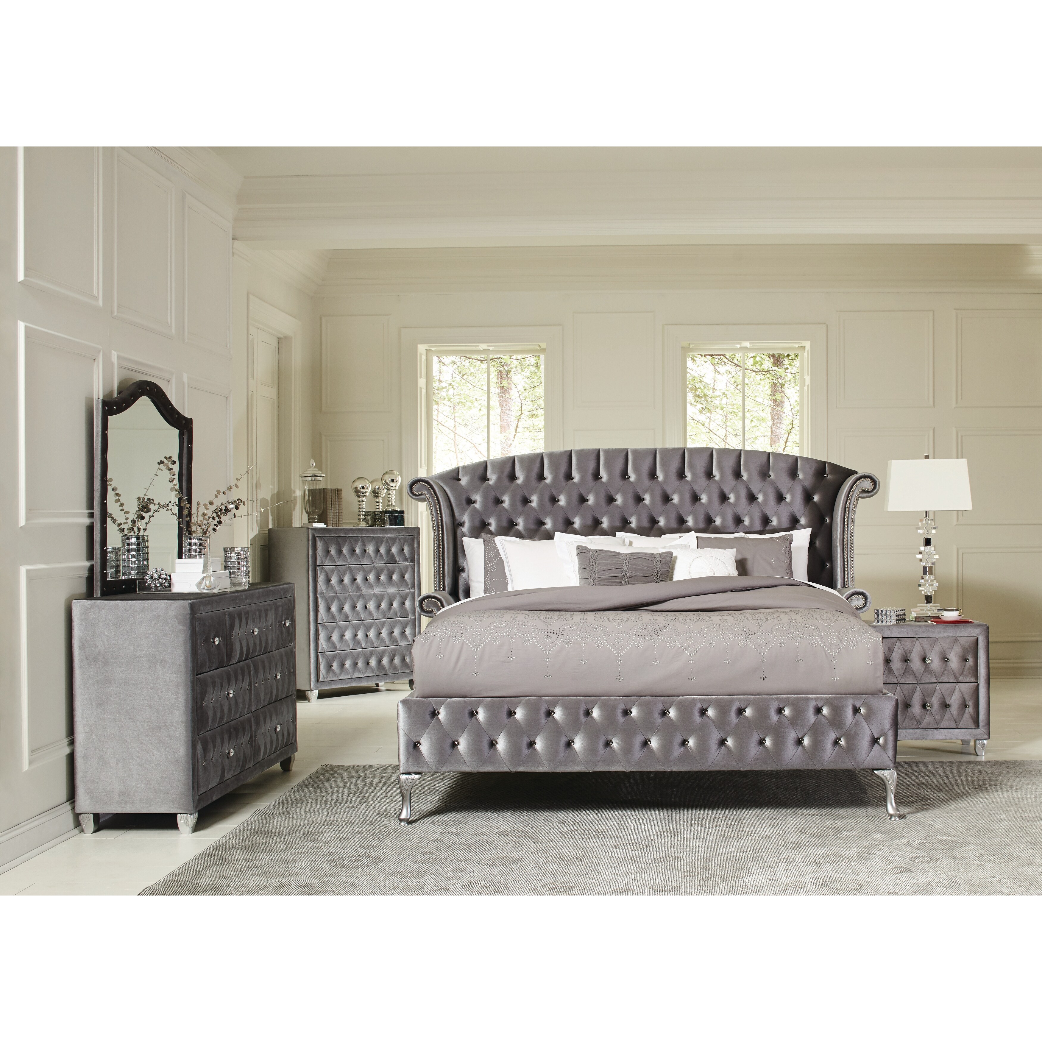 Coaster Furniture Deanna Grey 5-drawer Rectangular Chest - - 20875318 - Mycitystee