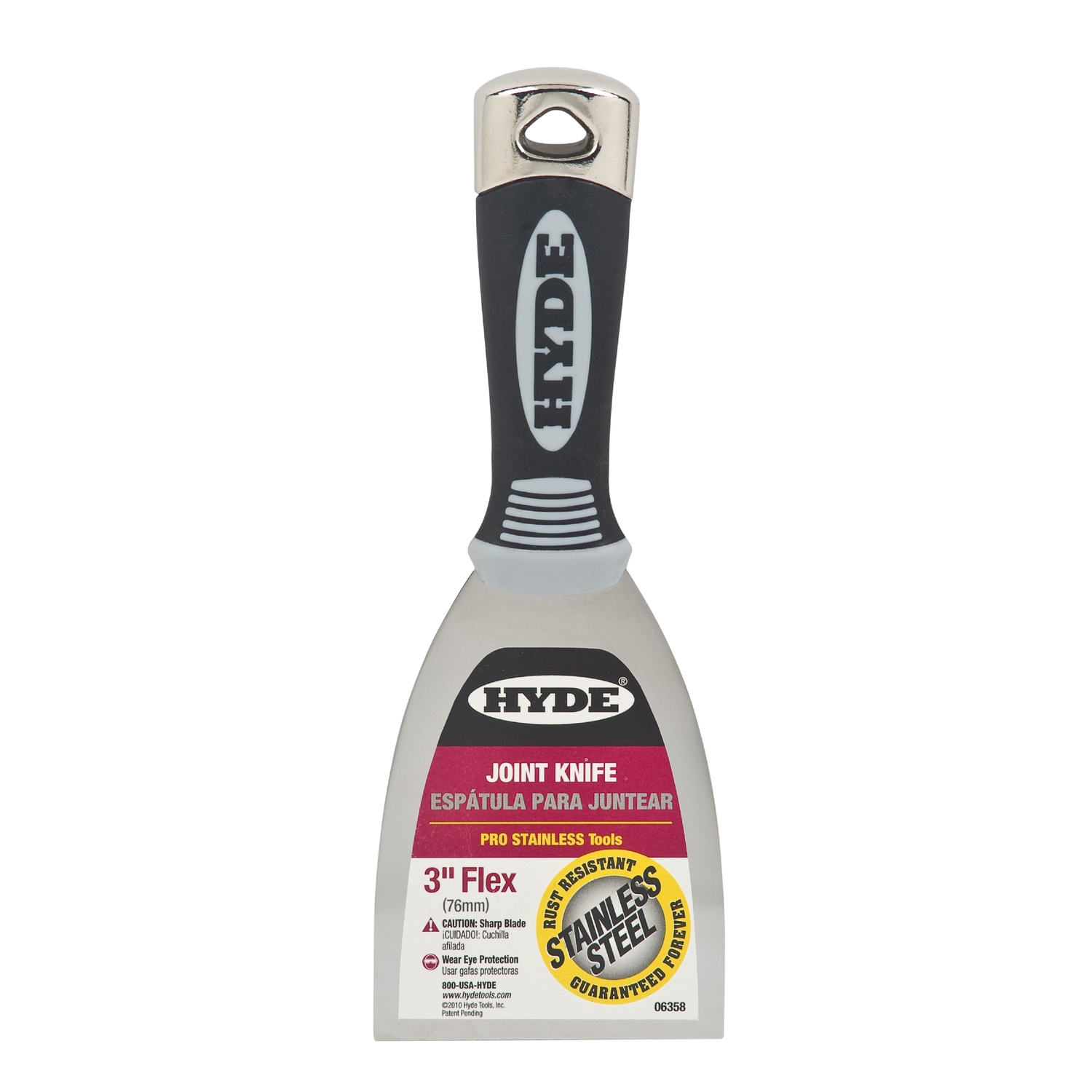 Hyde 3 in. W Stainless Steel Flexible Scraper - Mycitystee