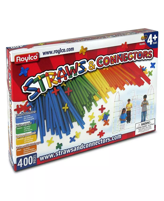 Roylco Straws Connectors 400 piece - Mycitystee