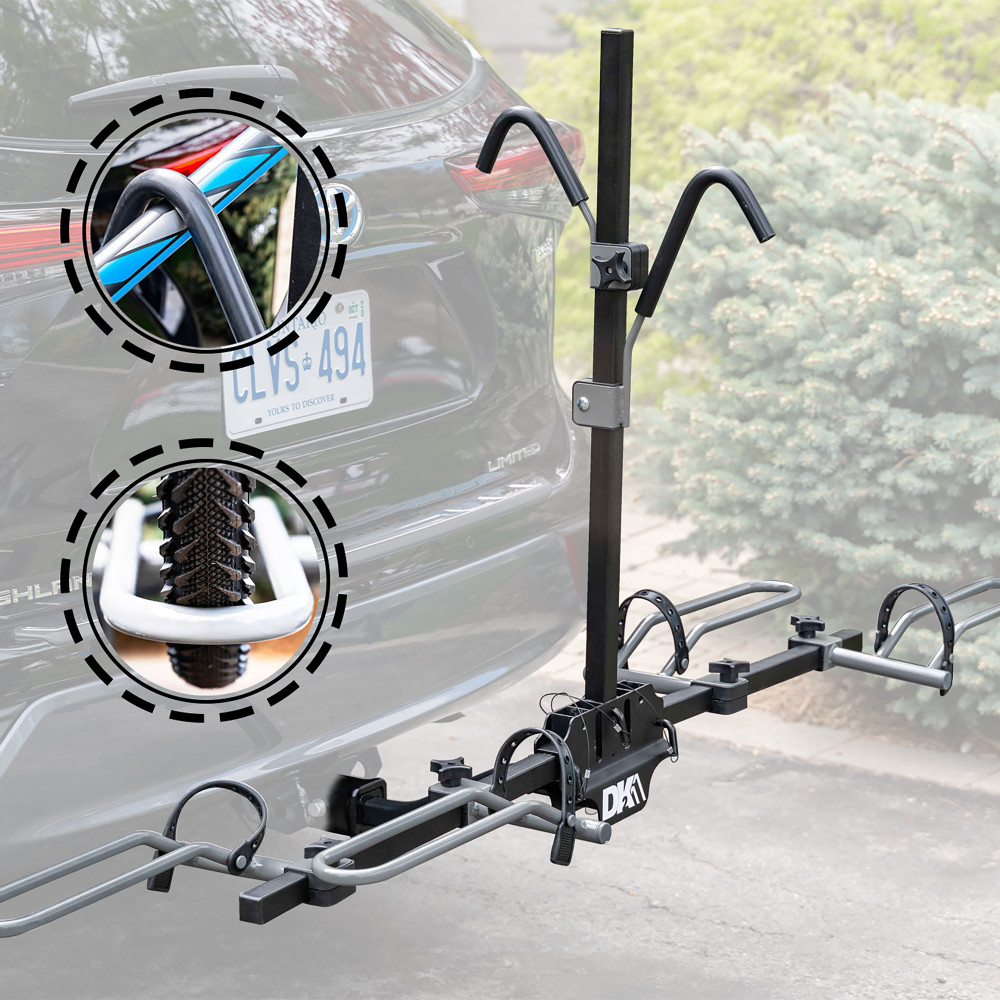 DK2 Hitch Mounted Bicycle Carrier - Mycitystee