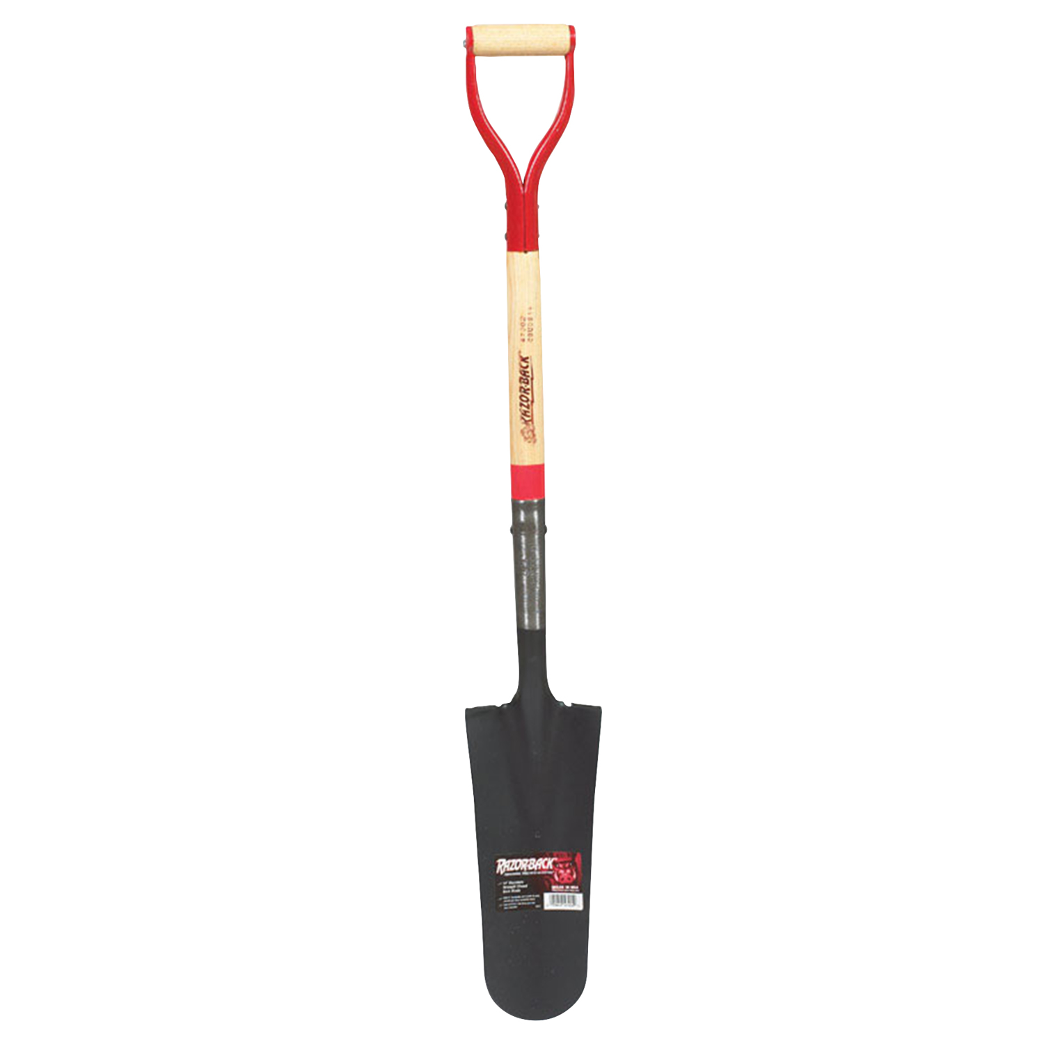 Razor-Back 43.25 in. Steel Drain Spade Wood Handle - Mycitystee