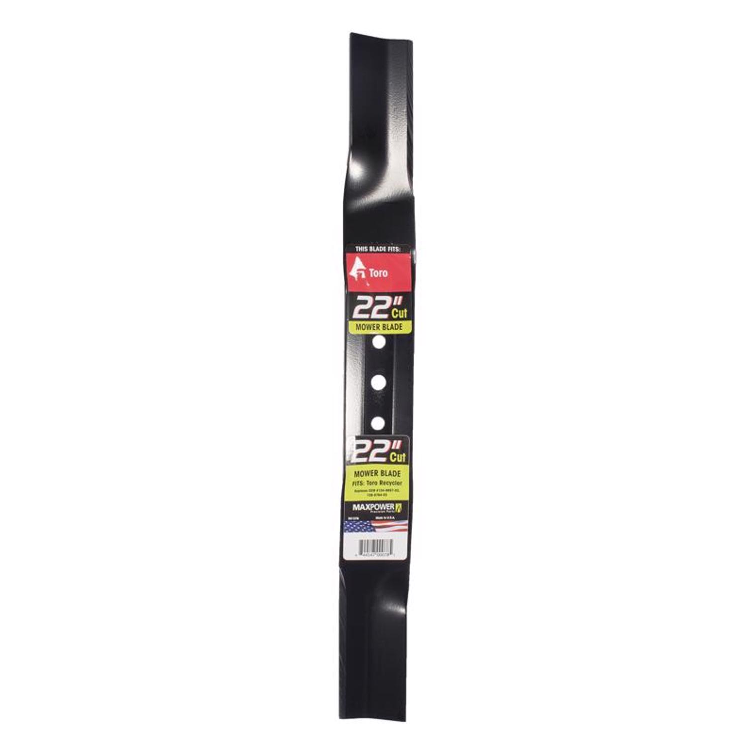 MaxPower 22 in. Standard Mower Blade For Walk-Behind Mowers 1 pk - Mycitystee
